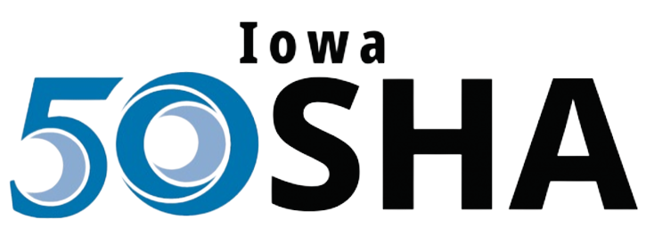 Iowa OSHA 50 Years Logo
